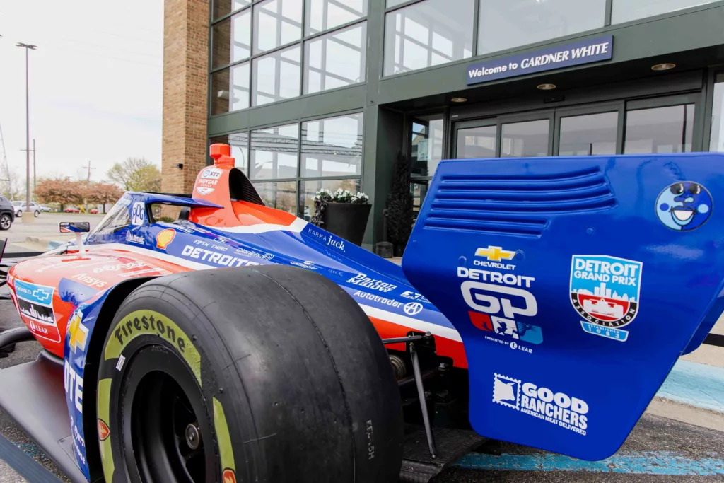 Indy car at Social Media Summit