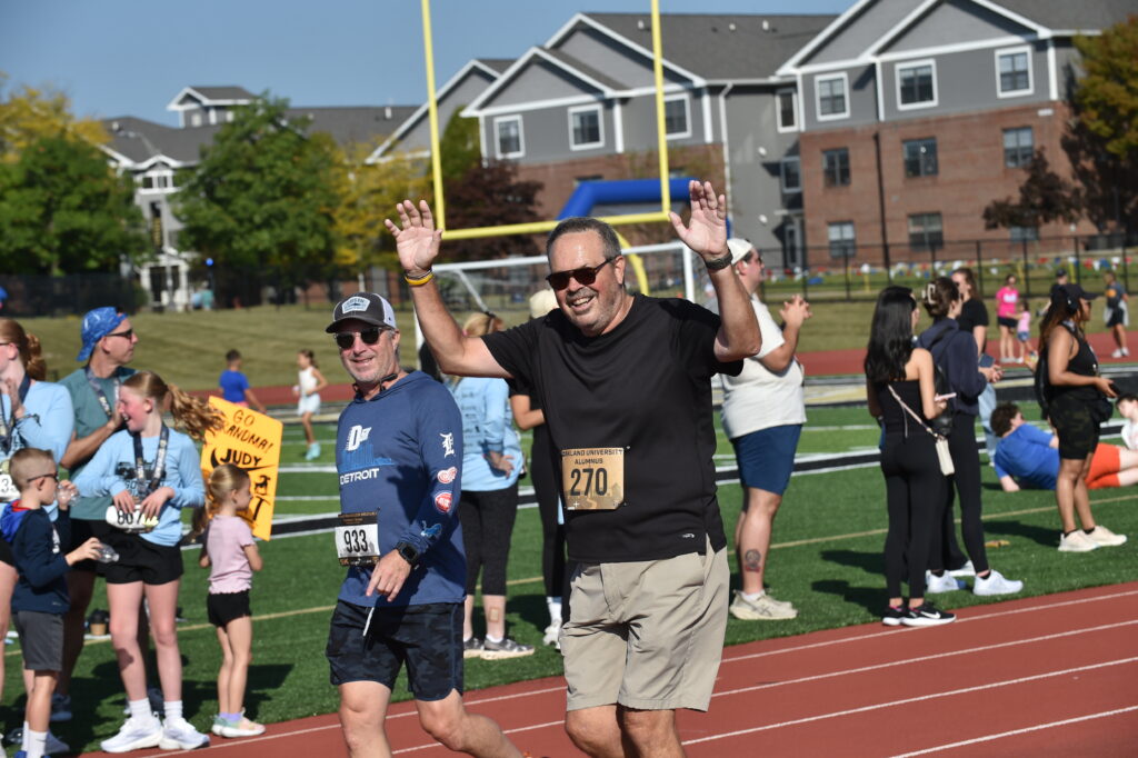 Finish line at the golden grizzlies festival of races
