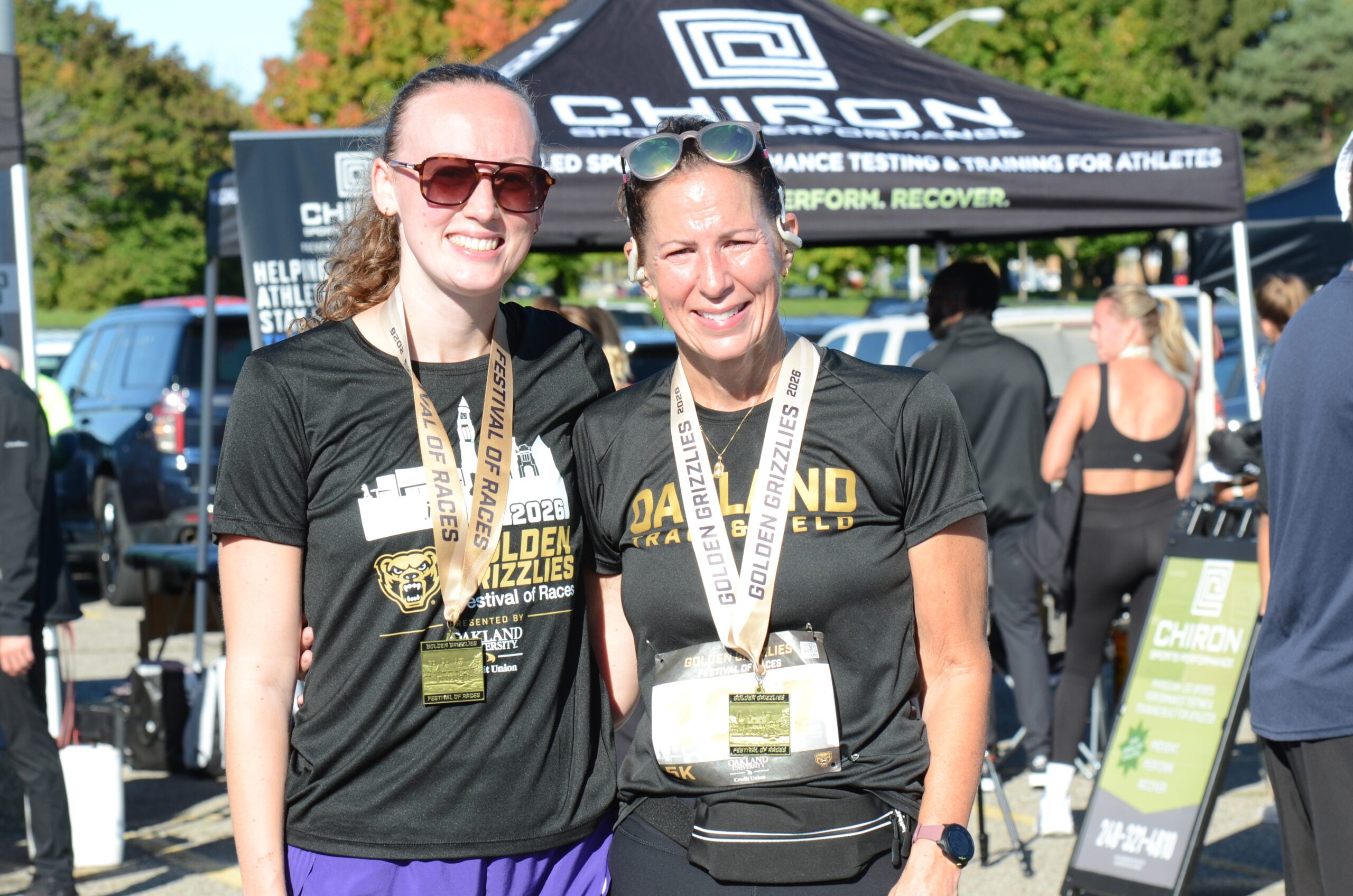 Runners at the 2026 KARMA jack Golden Grizzlies Festival of Races at Oakland University