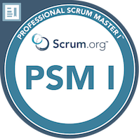Professional Scrum Master I badge